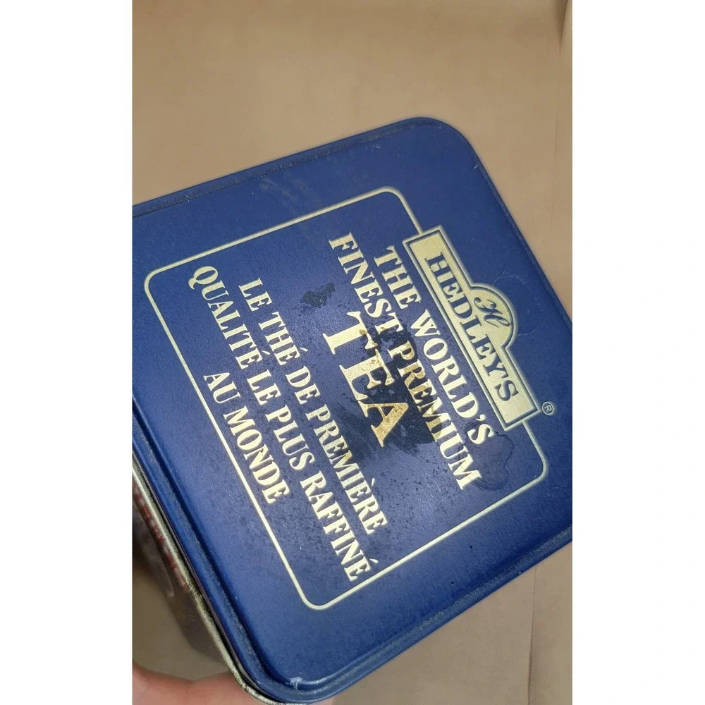 Hedley's Ceylon Tea + Harney & Sons HT Big Red Sun Decorative Tea Tins Set of 2